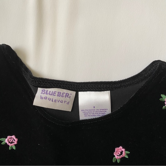 Blueberi Boulevard Velvet Formal Dress - Picture 2 of 4